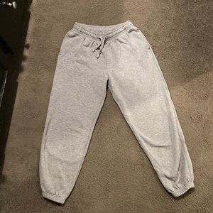 Richer poorer recycled fleece sweatpants in Heather gray